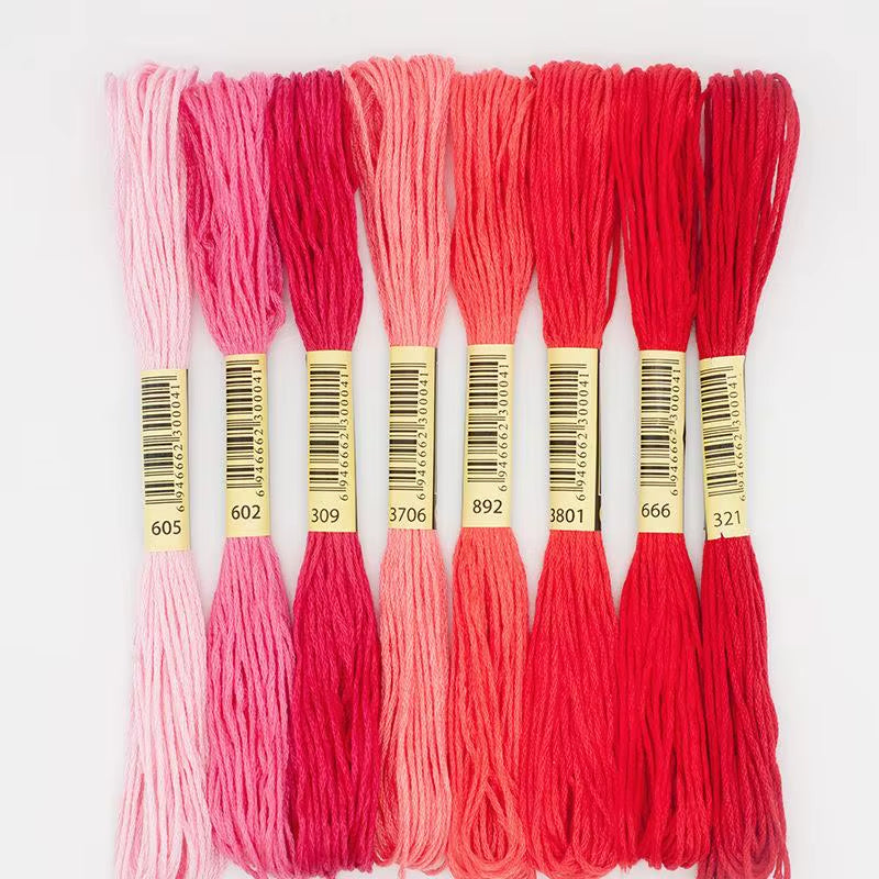 Cross Stitch Thread the Unique Style 8 Cross Stitch Cotton Embroidery Thread Floss Sewing Skeins Craft Dofferent Gradient Color